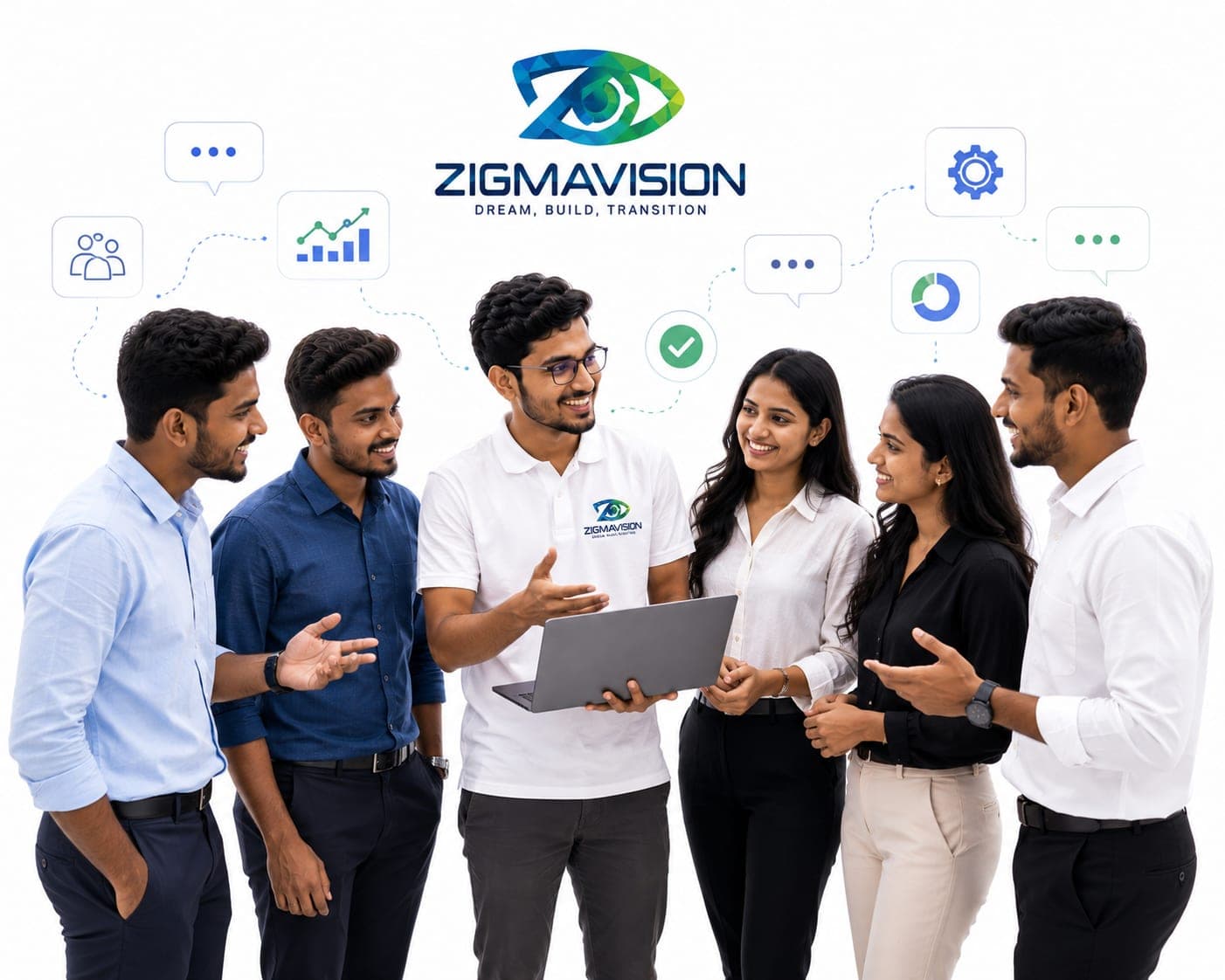 The ZigmaVision team ready to help